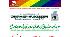 Desktop Screenshot of izquierda-unida.es